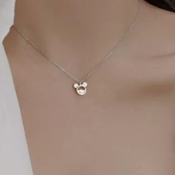 Silver Elegant MICKEY Mouse Necklace - Picture 3 of 3